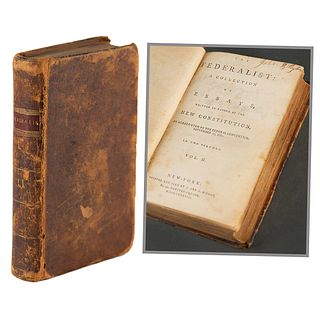 Alexander Hamilton: The Federalist Papers (Extremely Rare Original 1788 First Edition Printing, Vol. II)