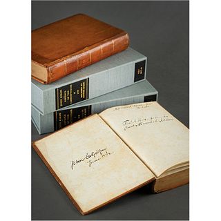 John Adams Signed Books - A Defence of the Constitutions of Government of the United States of America, Inscribed to His Cousin