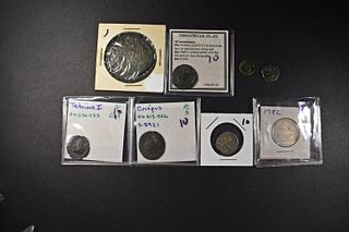 (7) MISC ANCIENT COINS