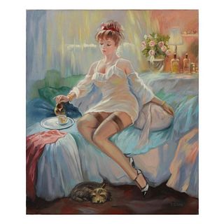 Taras Sidan, "Alexandra" Hand Signed Limited Edition Giclee with Letter of Authenticity.