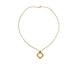 Van Cleef &amp; Arpels Byzantine Alhambra 18K Gold Necklace