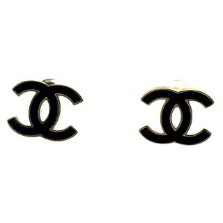 Vintage Gold, Silver Chanel Earrings for Sale