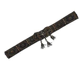 Persian Antique Silver Belt