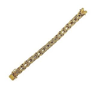 Tiffany &amp; Co 18k Gold Woven Bracelet