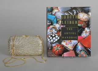 Judith Leiber Minaudiere Handbag and Book