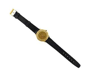 Baume &amp; Mercier 18K Gold Unbreakable Mainspring Watch