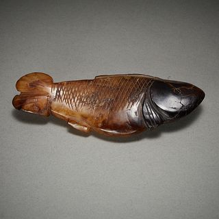Early Chinese Carved Jade Fish