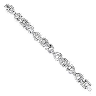 Fine Diamond Link Bracelet