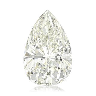9.02-Carat Pear Shape Diamond, GIA Certified K/SI2