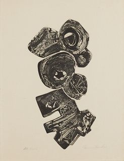 Dennis Beall "Baal" Etching 1960