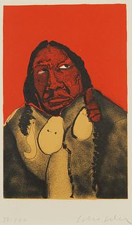 Fritz Scholder Indian Portrait #2 1st State Print