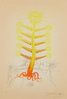 Salvador Dali "Helianthus Solifer" Flora Dalinae