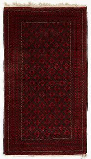 Caucasian Handwoven Wool Rug 6'7" x 3'6"