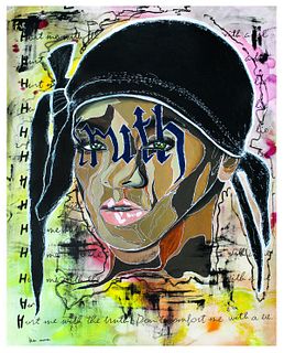 Hen Maman- Original Painting on Canvas "Rihanna"