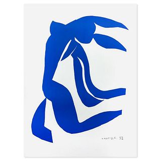 Henri Matisse 1869-1954 (After), "La Chevelure" Limited Edition Lithograph with Certificate of Authenticity.