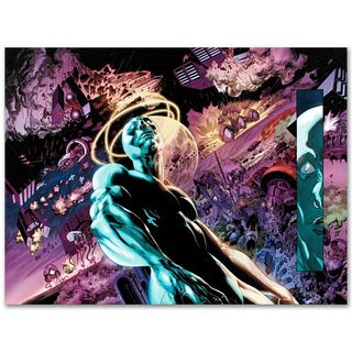 Marvel Comics "Silver Surfer: In Thy Name #3" Numbered Limited Edition Giclee on Canvas by Tan Eng Huat with COA.