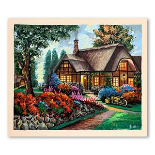 Anatoly Metlan, "Country House" Limited Edition Serigraph, Numbered and Hand Signed with Letter of Authenticity.