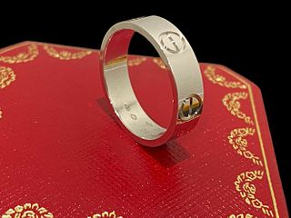 Cartier Love Ring 18k White Gold Size 9