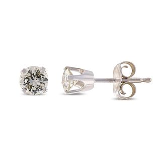 0.40ctw Diamond White Gold Earrings