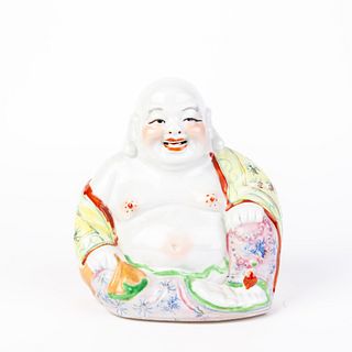 Porcelain Figure Group of Buddha 