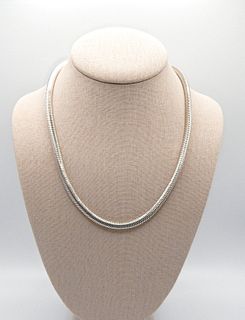 Stunning, Heavy & Wide .925 Sterling Silver Snake Chain Necklace 