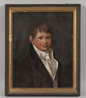 Attributed to Charles Delin (Holland, 1756-1818)      Portrait of a Young Man