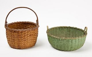 Two Splint Baskets