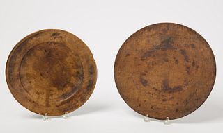Two Wooden Plates