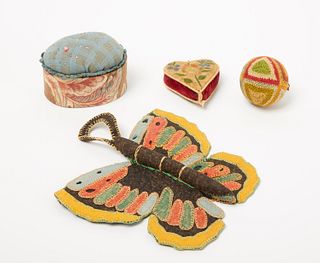 Four Small Textile Sewing Items