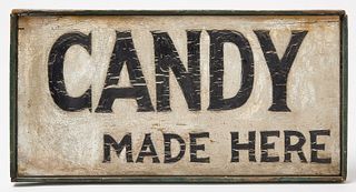 Candy Made Here Trade Sign