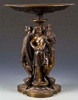 After Emile Boyer Bronze Tazza