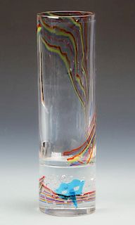 Elio Raffaeli (Italian, b. 1936) Murano Glass Vase