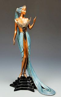 Erte (1892-1990) Astra Figural Bronze 1987 Edition