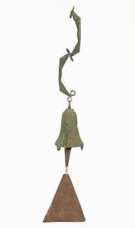Paolo Soleri Arcosanti Vintage Cast Bronze Wind Chime