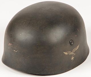 German WWII Double Decal Luftwaffe Paratrooper Helmet