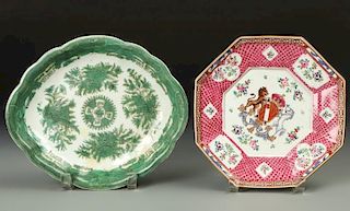 2 Pcs Chinese Export Porcelain