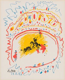 After Pablo Picasso (Spanish, 1881-1973) 'La Petite' Lithograph