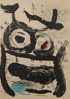 Joan Miro (Spanish, 1893-1983) 'L'Imperatrice' Lithograph