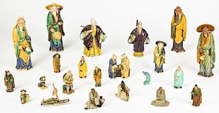 Estate Collection of Chinese Mudmen Figures