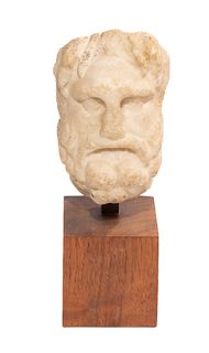 Greco-Roman Marble Herm Fragment