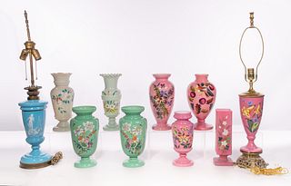 Victorian Bristol Glass Collection