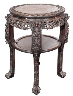 Chinese Marble Top Table