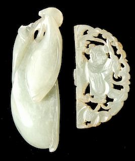 2 Chinese Jade Carvings