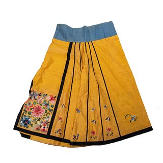 Chinese Silk Embroidery Skirt