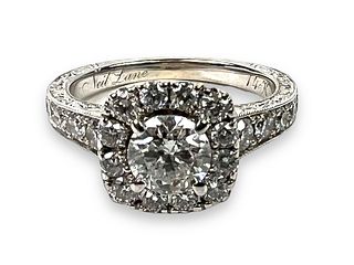 .55ct Diamond 14K Gold Neil Lane Engagement Ring