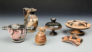 Collection Apulian, Boetian, and Gnathian Greek Pottery