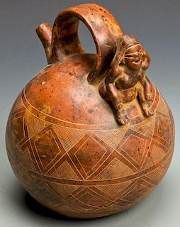 Pre Columbian Calima Pottery Vessel