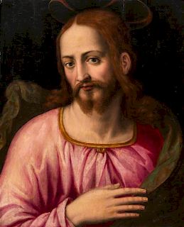Attributed to Tommaso Manzuoli, called Maso da San Friano, (Italian, 1531-1571), Christ
