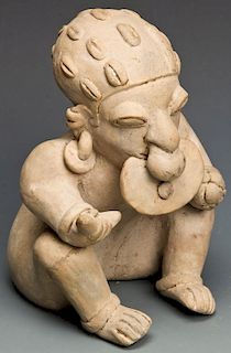 Pre Columbian Sinu Culture Pottery Figure