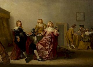Anthonie Palamedesz, (Dutch, 1601-1673), Merry Company, 1632